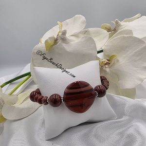 Cherry Creek and Red Jasper Bracelet