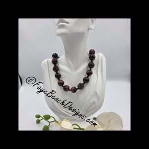 Red Tigers Eye Choker